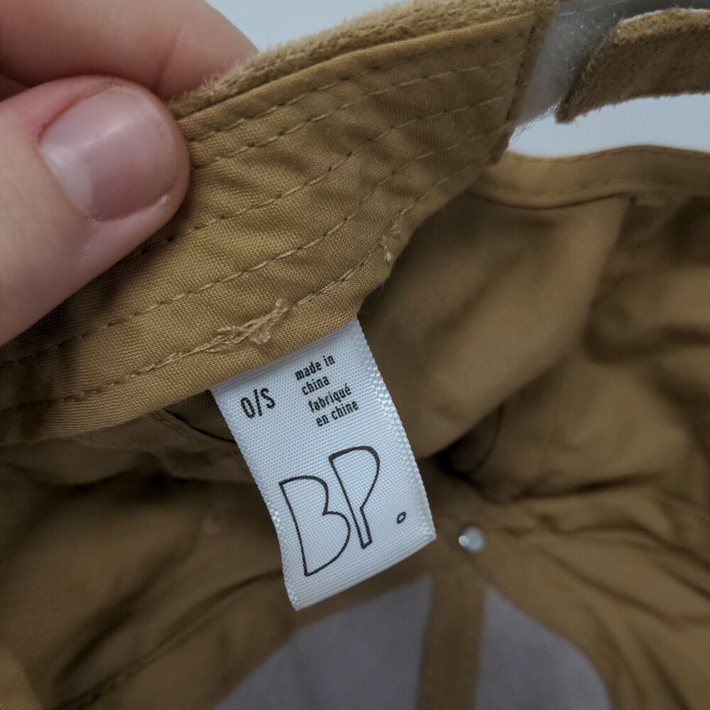 Bp. Strapback Hat Tan Osfa Adjustable Solid Blank… - image 8